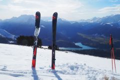 Le Dévoluy, le Lac du Sautet et.... mes skis.... 