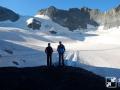 Le glacier de la Girose et nos deux alpiniste  père & fils !