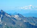 L\'Aiguille méridionale d\'Arves et le Mont-Blanc à droite