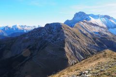 Le versant nord du sommet de l